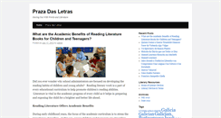 Desktop Screenshot of prazadasletras.org